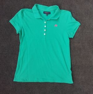 Y2K Turquoise Polo